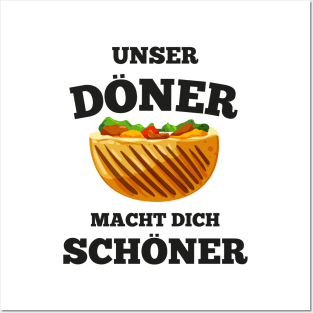 Lustiger Döner Schöner Kebab Restaurant Posters and Art